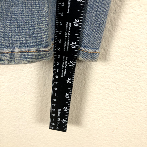 Lana Erica Jeans Blue Floral Embroidered Embellished Straight Leg Womens 4 - Picture 16 of 16